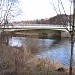 Bridge (boat island) in Prague city