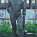 Monument to John Hughes in Donetsk city