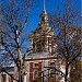 Колокольня и келейный корпус Знаменского монастыря в городе Москва