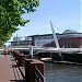 Fußgänger-Klappbrücke in Stadt Bremen