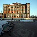 Руины сгоревшего корпуса фабрики в городе Раменское