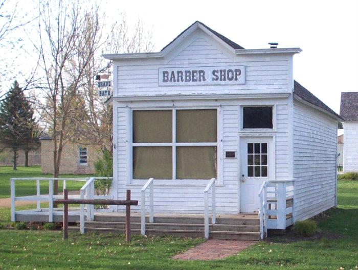 Barber shop Dakota City Heritage Village