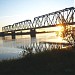 Железнодорожный мост в городе Архангельск