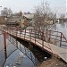 Пешеходный мост через р. Колпанка в городе Гатчина