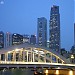 Elgin Bridge in Republic of Singapore city