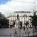 Praça Luís de Camões na Lisboa city