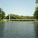 Пешеходный мост через Лесной Воронеж в городе Мичуринск
