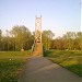 Пешеходный мост через Лесной Воронеж в городе Мичуринск