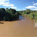 Ponte sobre o rio Pardo na Bernardino de Campos city