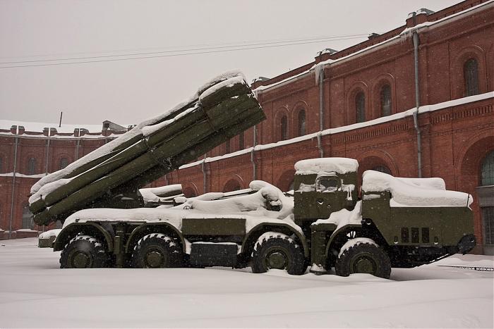 BM-30 Smerch Multiple Rocket Launcher - Saint Petersburg