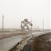 A robot near the TIS port in the city of Yuzhne