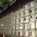 Sake casks for consecration at the Meiji shrine in Tokyo city