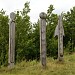 Копия палеообсерватории, найденной при археологических раскопках на горе Бируте в Паланге в городе Паланга