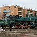 Паровоз-памятник Эу 709-81 «Космотранс» в городе Байконур