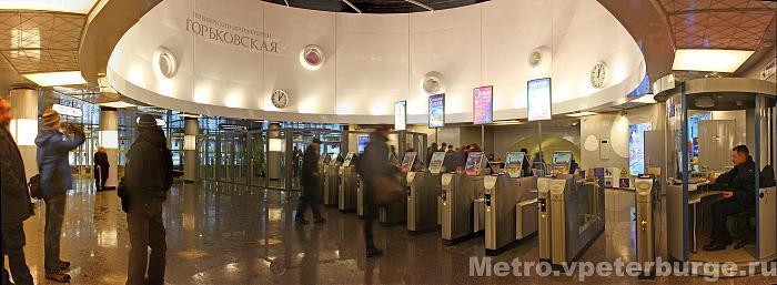 Павильон вестибюля станции метро «Горьковская» - Санкт-Петербург ...