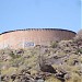 old water tank up above The Mesa in Palm Springs, California city