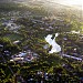 Пруд на реке Горелый Крест в городе Струнино