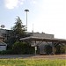 Árpád híd Bus Station in Budapest city