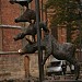 Sculpture of the Town Musicians of Bremen in Riga city
