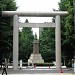 Ishi torii (Stone shrine gate) in Tokyo city