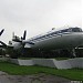 Здесь находился памятник самолёту Ил-18В в городе Химки