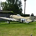 Republic P-47 Thunderbolt in Los Angeles, California city