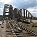 Железнодорожный мост через реку Жабню в городе Калязин