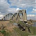 Железнодорожный мост через реку Жабню в городе Калязин