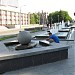 Аллея фонтанов в городе Запорожье