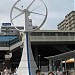 A wind power generator in Tokyo city