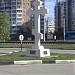 Крест перед храмом в городе Краснодар