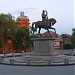 Monument Kurmangazy Sagyrbaev in Astrakhan city
