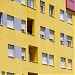 The yellow building in Tirana city