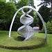 Double Helix Sculpture in Cambridge city