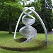 Double Helix Sculpture in Cambridge city