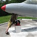Экспозиция военной техники в городе Луховицы