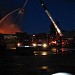Сгоревший гипермаркет «Геомарт» в городе Омск