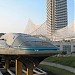 A speedboat on display in Kobe city