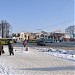 Pruvokzalna square (Railway station square) in Lutsk city