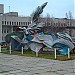 Abstract sculpture in Dnipro city