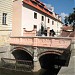 Lovers' Bridge in Prague city