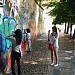 John Lennon's wall in Prague city