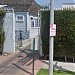 Small gate behind Bungalow A-Sunset Las Palmas Studios in Los Angeles, California city