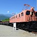 EF Locomotive with rail cars and caboose