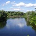 Понтонный мост на Красный городок в городе Старобельск