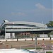 A speedboat on display in Kobe city