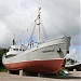 Dubingiai fishing boat as an exhibit