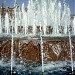Фонтан на привокзальной площади в городе Кропоткин