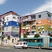 Colorful building in Tirana city