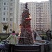 Фонтан с подсветкой в городе Москва
